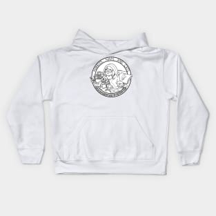 Hobbies, Naps, and Cats (Colorless) Kids Hoodie